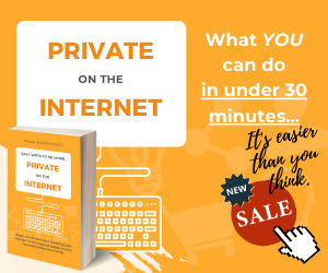 Meine erste Bookbub Ad in Orange mit einem Cover-Mockup und einer klickenden Mauszeiger-Hand