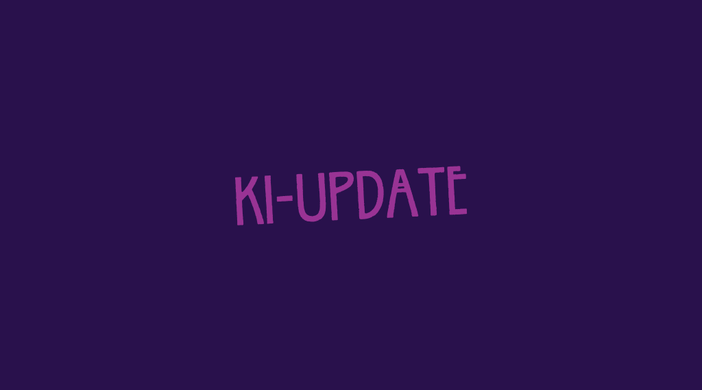 Grafik mit hervorgehobenem Text: "KI-Update"