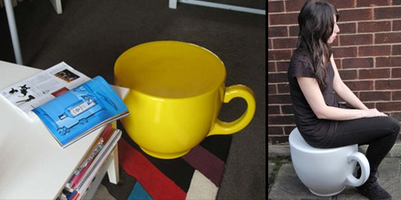 Teacup Stool by Holly Palmer