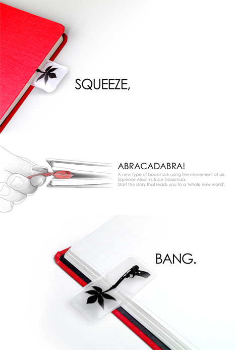 puffy bookmark by Yanko Design