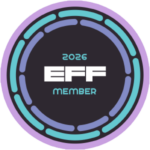 EFF 2026 Membership Badge